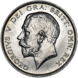 1915 Halfcrown - George V British Silver Coin - Very Nice