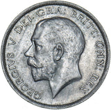 1917 Halfcrown - George V British Silver Coin - Nice