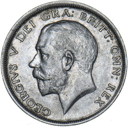 1917 Halfcrown - George V British Silver Coin - Nice