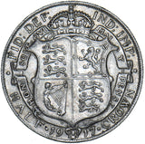 1917 Halfcrown - George V British Silver Coin - Nice