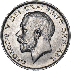 1917 Halfcrown - George V British Silver Coin - Very Nice