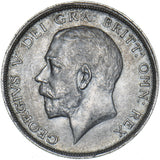 1918 Halfcrown - George V British Silver Coin - Very Nice