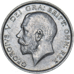 1918 Halfcrown - George V British Silver Coin - Very Nice