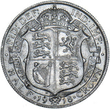1918 Halfcrown - George V British Silver Coin - Very Nice