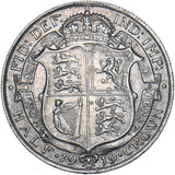 1919 Halfcrown - George V British Silver Coin - Very Nice