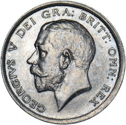 1919 Halfcrown - George V British Silver Coin - Very Nice