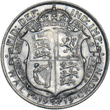 1919 Halfcrown - George V British Silver Coin - Very Nice