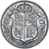 1922 Halfcrown - George V British Silver Coin - Superb
