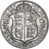 1923 Halfcrown - George V British Silver Coin - Very Nice