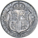 1925 Halfcrown - George V British Silver Coin - Very Nice