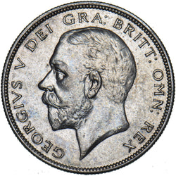 1929 Halfcrown - George V British Silver Coin - Very Nice