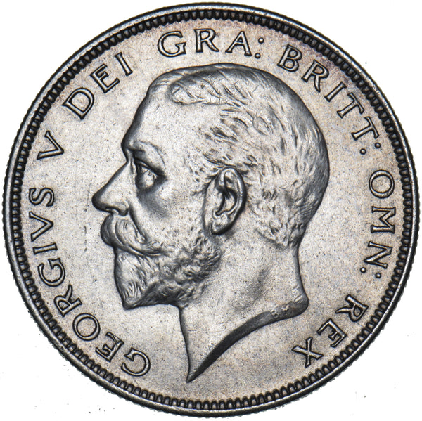 1934 Halfcrown - George V British Silver Coin - Very Nice