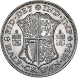 1934 Halfcrown - George V British Silver Coin - Very Nice