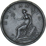 1806 Penny - George III British Copper Coin - Nice