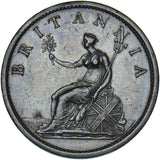 1806 Penny - George III British Copper Coin - Very Nice