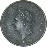 1826 Penny - George IV British Copper Coin