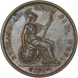 1831 Penny (.W.W on Truncation) - William IV British Copper Coin - Superb