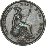1831 Penny (No W.W) - William IV British Copper Coin - Very Nice
