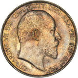 1903 Penny - Edward VII British Bronze Coin - Superb