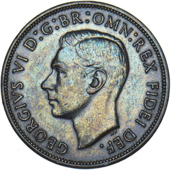 1950 Penny - George VI British Bronze Coin