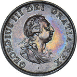 1799 Halfpenny - George III British Copper Coin - Nice