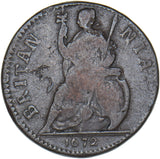 1672 Farthing - Charles II British Copper Coin