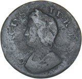1739 Farthing - George II British Copper Coin