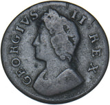 1739 Farthing - George II British Copper Coin