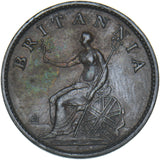 1806 Farthing - George III British Copper Coin - Nice