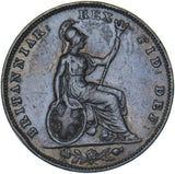 1830 Farthing - George IV British Copper Coin - Nice