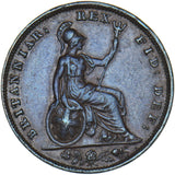 1831 Farthing - William IV British Copper Coin - Nice