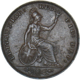 1851 Farthing - Victoria British Copper Coin - Nice