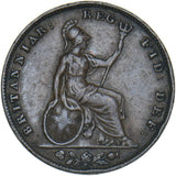 1853 Farthing - Victoria British Copper Coin - Nice