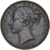 1853 Farthing - Victoria British Copper Coin - Nice