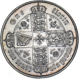 1871 Gothic Florin - Victoria British Silver Coin - Very Nice
