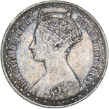 1880 Gothic Florin - Victoria British Silver Coin