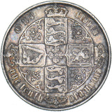 1880 Gothic Florin - Victoria British Silver Coin