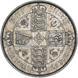 1881 Gothic Florin - Victoria British Silver Coin - Very Nice