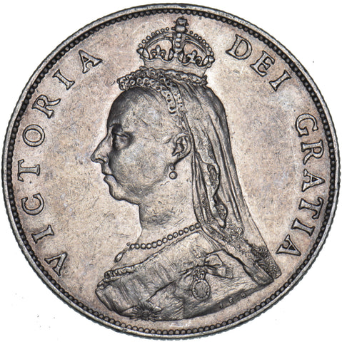 1887 Florin - Victoria British Silver Coin - Nice