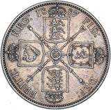 1887 Florin - Victoria British Silver Coin - Nice