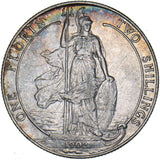 1902 Florin - Edward VII British Silver Coin - Nice