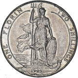 1905 Florin - Edward VII British Silver Coin - Nice