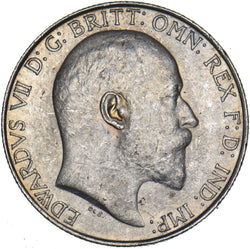 1906 Florin - Edward VII British Silver Coin - Very Nice