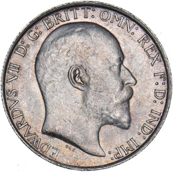 1910 Florin - Edward VII British Silver Coin - Superb