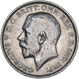 1913 Florin - George V British Silver Coin - Nice