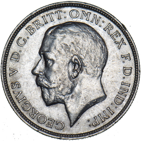 1917 Florin - George V British Silver Coin - Nice