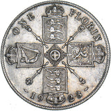 1923 Florin - George V British Silver Coin - Nice