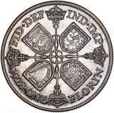 1928 Florin - George V British Silver Coin - Superb