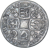 1720 Shilling (Roses & Plumes) - George I British Silver Coin - Nice