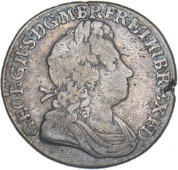 1723 SSC Shilling (French Arms At Date) - George I British Silver Coin